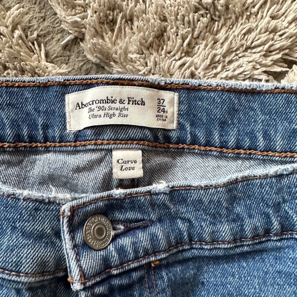 Curve Love 90s Ultra High Rise Straight Jeans, Curve Love 90s Ultra High Rise St